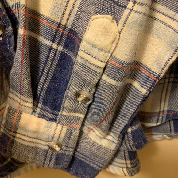 Adam Levine Blue Flannel For Women Size Medium - Picture 6 of 7